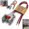 najayco SET 2 CAVO CONNETTORE 2 FILI Spina INIETTORE Diesel | CAVO Circa 20CM | Sostituzione Compatibile con Bosch Delphi Peugeot Ford CITROËN Opel Renault ETC...