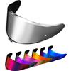 PSLER Visiera per Casco per Shoei NXR2 Z8 Visiera Colorata per RF-1400 CWR-F2 CWR-F2R X-Fifteen X15 X-SPR Pro Protezione UV per Moto Accessori di Ricambio per Visiera Protettiva(Argento)
