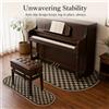 Tappeto per pianoforte verticale e panca, upright piano and piano bench