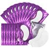 GLAMLASH 100 Paia Patch Occhi per Extension Ciglia Gel Patches per Lash Tech(100 Paia,VIOLA)