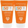 Alphanova Sun - Crema solare per adulti, molto alta protezione, SPF50 + - 50 g, confezione da 2