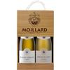 Moillard - Confezione regalo Saint-Véran, Mâcon-Villages, vino bianco Chardonnay, Grand Vins de Bourgogne in scatola di legno (2 x 0,75L) (Confezione da 6)