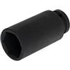 GEDORE Red Inserto per Avvitatore a Impulsi, Chiave a Bussola Avvitatore, 1/2 pollici, 12.5 mm, Esagonale, 27 mm, Inserto Lungo per Avvitatore, Auto e Officina, R63002715