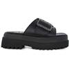 Buffalo Slipper donna Pluto Slide Buckle ecopelle vegan nero DS26BF01 BN1602333