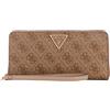 GUESS Laurel Large Zip Around Wallet Portafoglio grande con zip, pochette Donna (Pacco da 1)