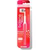 ISDIN Balene by Bexident Spazzolino da denti Corallo Medium | Pulisce il viso interno ed esterno dei denti alla volta | Pulizia profonda ed efficace | Durezza media