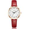 CIVO Orologio Donna Facile Lettura: Numeri Grandi Analogico Cinturino Pelle | Elegante Orologi da Polso Quadrante Piccolo con 3-Lancette Leggero per Tutti i Giorni - Regalo Moglie Mamma Compleanno Natale