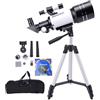 YUEHISY Telescopio Astronomico Rifrattore, Apertura 70mm, per Adulti e