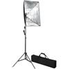 Générique Lampada da Studio Professionale 5500K Luce Giorno con Diffusore Softbox 60 x 40 cm, Illuminazione Fredda per Fotografia di Prodotti e Ritratti, treppiede con Filettatura ¼ Pollice