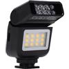 Sxhlseller Flash Compatto per Fotocamera, Orientabile a 90°, Ricaricabile