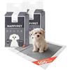 AQPET Tappetini igienici assorbenti con Carboni Attivi per Cane Traverse per Animali Domestici Cuccioli Anti Odore, 60x60 cm, 100 Pezzi