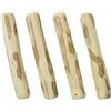 INNAL 4 Pezzi Bastone per Cani in Legno di Caffe per Cani (14 x 2cm) Bastoncino da Masticare in Legno di Caffè Bastone da Masticare Naturale Ideale per Cuccioli Adulti Cura Dei Denti Allevia L'ansia