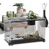 Generic Big Fish Tank - Contenitore moderno in vetro per tartarughe, per rilassamento delle tartarughe, ambiente a bassa manutenzione con filtro integrato, gamberetti per la crescita delle piante acquatiche