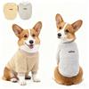 OYIWINMI Maglione per cani, 2 pezzi, grigio e marrone, caldo pile, per cani di piccola e media taglia, morbido abbigliamento per cuccioli, inverno e autunno, adatto per chihuahua, bichon e bulldog (L)