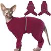 Hjyokuso Vestiti Per Gatti Sphynx, Costume Per Gatto, Maglioncino Gatto Morbidi E Traspiranti, Body Post Operatorio Gatto Maschi Femmine, Vestito Gatto Per Sphinx, Cuccioli, Cornish Rex, Devon Rex