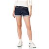 Amazon Essentials Pantaloncini in Denim a Vita Media, Vestibilità Aderente, Interno Gamba 10,2cm Donna, Delavé Scuro, 54