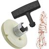 Luxuypon Kit di ricambio con maniglia per puleggia di avviamento compatibile con motosega Husqvarna 266 268 272 268 272 61 66 503 10 24-05