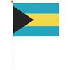 QAZWZML Bandiera delle Bahamas stampata su entrambi i lati, 14 x 20 cm, confezione multipla adatta per attività all'aperto