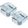 vhbw 50x Vaschette Compatibile con Broil King Barbecue a Gas - vassoi in Alluminio, Alluminio, 22 x 15 x 4 cm