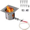 OUTGIK Parti di ricambio per braciere per barbecue a pellet di legno Traeger e Pit Boss e kit di accensione con asta calda, con 2 set di viti