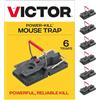 Victor Power-Kill Humane M393SSR - Set di 6 trappole per topi facili da usare, riutilizzabili