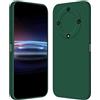 RankOne Custodia per HONOR Magic5 Lite 5G (6.67 Inches) Cover Morbida in Silicone TPU - Verde scuro