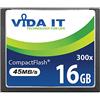Vida IT NUOVA Scheda di Memoria CF Compact Flash 16GB 200x Ad Alta Velocità Per Canon EOS 10D 20D 20Da 300D 30D 350D 400D 40D 50D 5D Mark II 7D D30 SLR Telecamera