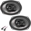 IPNOSIS Kit 2 Casse Anteriori O Posteriori AXTON AE369 (6X9) Per Jeep Renegade Con 2 Connettori