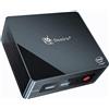 Beelink GK Mini - Mini PC con Windows 11 Pro, Quad Core J4125, 2x HDMI Ultra HD 4K, RAM 8 GB DDR4, SSD M.2 256 GB, Slot SATA3 2.5 per HDD/SSD aggiuntivo, Wi-Fi 5 AC, Gigabit Ethernet (256 GB)