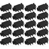 Create idea 20 Pezzi Connettore Jack Audio Da 3,5 Mm Presa Femmina A 4 Pin PJ320A Stereo Per Microfono Auricolare Cuffia Radio Apparecchiature Audio-video