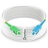 Octofibre - Cavo in fibra ottica Freebox - 15 m - Rinforzato con schermatura Kevlar - Allungamento in fibra ottica - SC APC a SC UPC - 10 anni di garanzia