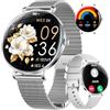 LIGE Orologio Intelligente Da Donna Con Funzione Telefonica, 1,43 AMOLED Ultra Sottile E Curvo, Monitoraggio Della Frequenza Cardiaca E Del Sonno, 100+ Modalità Sportive, Contapassi, Fitness Tracker Per