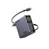 UGREEN Nexode Pro 160W Caricatore Retrattile USB C Ricarica Schermo TFT | PD 3.1 Allimentatore 140W Max 4 Porte Compatibile con MacBook iPad iPhone 17 Pro Max Air 16 PPS 45W Galaxy S26 Steam Deck