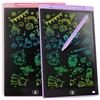Genialba [2 Pezzi] Tavoletta Grafica LCD Scrittura Colorato 10 Pollici, Lavagna da Disegno Cancellabile, Regalo Bambini, Tavoletta Grafica per Giochi per 2 3 4 5 6 7 Anni (Rosa&Viola)
