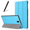 Artfeel Cover per Samsung Galaxy Tab A 10.5 (2018) T590/T595,Sottile Leggero Pelle Smart Supporto Custodia con Auto Sveglia/Sonno,Slim Flip Folio Magnetico Tablet Caso,Cielo Blu