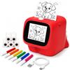pmstuy Mini stampante fotografica termica portatile per bambini assistente vocale | Mini Stampante Termica 5 Rotoli di Carta, Etichettatrice Portatile Stampante Regalo Compleanno/Natale per Ragazzi Ragazze