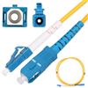 EXTRALINK Cavo Fibra Ottica Monomodale LC/UPC-SC/UPC G.652D SIMPLEX 3.0MM - cavo in fibra ottica per reti FTTH, LAN, WAN, sistemi WDM - trasmissione dati affidabile - lunghezza 1M