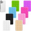 Hundredweat 8 supporti per cellulare a ventosa, per cellulare, in silicone, antiscivolo, per telefono, ventosa in silicone, per selfie e video doccia (8 colori)