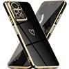 Mkej Cover per Xiaomi Redmi Note 11 Pro 5G, Custodia con Protezione Fotocamera, Cover Ultra Sottile ed Elegante in Silicone TPU, Placcatura Phnom Penh Design Covers Antiurto Case