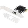 6COMGIGA Scheda di rete 2,5GBase-T PCI-E, singola porta RJ45 2500/1000/100M/10Mbps adattatore di rete con controller Ethernet Realtek RTL8125B, supporta Windows 11/10/8/7, Windows Server, Linux