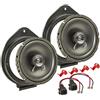 tomzz Audio 4039-007 Kit di installazione degli altoparlanti compatibile con Opel Astra Insignia Meriva Mokka Adam Karl 165mm sistema coassiale TA16.5-Pro