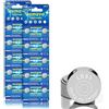 avmzvo AG3 - Batterie alcaline a bottone LR41, 20 pezzi, 1,5 V, 392A/192/LR736