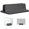 Oranlife Supporto verticale da tavolo per computer portatile, con scanalatura regolabile, compatibile con tutti i notebook, MacBook, Surface e tappetini rigidi per gaming (nero)
