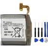 XITAIAN 3,85V 1,27Wh 330mAh EB-BR820ABY Batteria di Ricambio per Samsung Galaxy Watch Active 2 44 mm SM-R820 SM-R825 Smartwatch con kit di attrezzi di riparazione