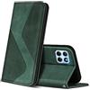 ZONNAVI Cover per Honor 70 Lite/Honor X6 /Honor X8 5G, Flip Custodia Pelle PU con [Slot Cart] [Supporto Stand] [Magnetica], Cover a Libro Portafoglio per Honor 70 Lite / X6 / X8 5G (Verde)