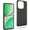 REY Cover in Gel TPU Nera per OPPO A3 4G/5G - A3X 4G/5G - A40 4G - A60 5G - A5i, Ultra Sottile 0,33 mm, Morbido Flessibile, Custodia Silicone
