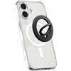 Spigen Dual Pop MagFit Anello MagSafe [Silicone Leggero] Doppio Magnete Compatibile con Accessori Magnetici, iPhone 17 17e 16 15 14 e Cover MagSafe/Pixelsnap per Samsung S26 S25, Pixel 10 10a - Nero