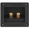 Zerone Altoparlante Terminale HiFi Altoparlante 2 Rame Binding Post Terminal Cable Box Box Shell Componenti Acustici
