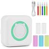 GuKKK Mini Stampante Fotografica, Mini Stampante Termica,Stampante Fotografica Istantanea Portatile, Mini Stampante Termica Bluetooth con Ricarica USB Stampante, per Note, Diario, Elenco
