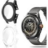QULLOO 2 Pezzi Cover per Xiaomi Watch S4 Sport, Morbida TPU Protettiva Custodia in Utrasottile con Pellicola Protezione Schermo per mi Watch S4 Sport (Nero + Trasparente)